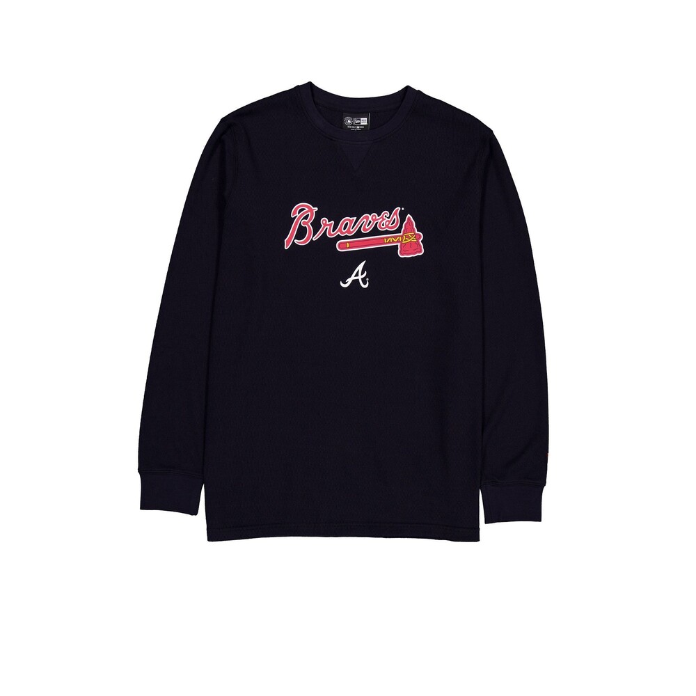 New Era Atlanta Braves Sport Night Long Sleeve T-Shirt - Size XL